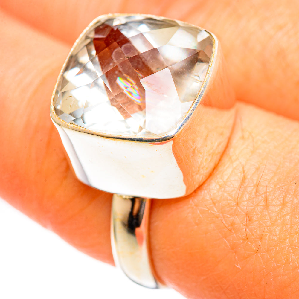 White Quartz Rings handcrafted by Ana Silver Co - RING111126