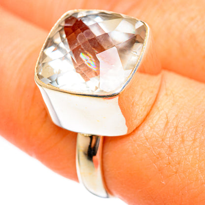 White Quartz Rings handcrafted by Ana Silver Co - RING111126