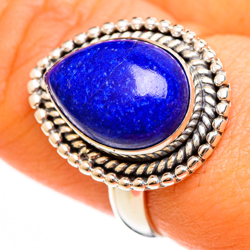 Lapis Lazuli Rings handcrafted by Ana Silver Co - RING111136