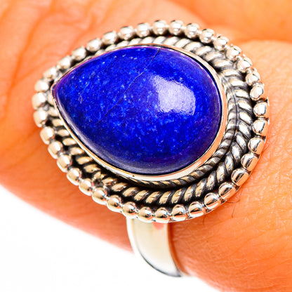 Lapis Lazuli Rings handcrafted by Ana Silver Co - RING111136