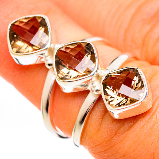 Smoky Quartz Rings handcrafted by Ana Silver Co - RING111141