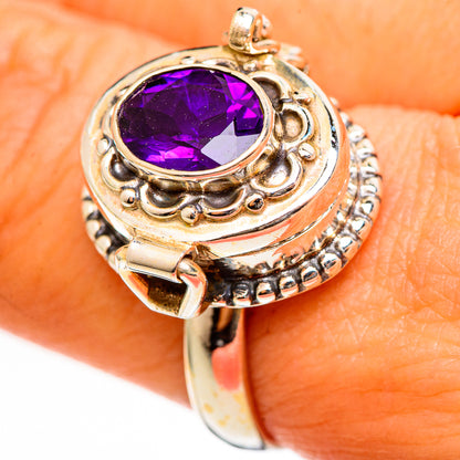 African Amethyst Rings handcrafted by Ana Silver Co - RING111145