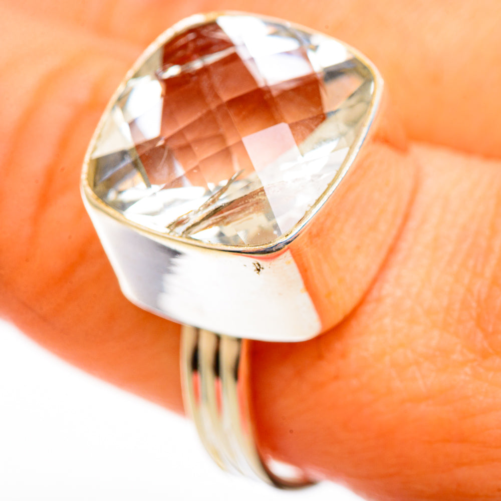 White Quartz Rings handcrafted by Ana Silver Co - RING111153