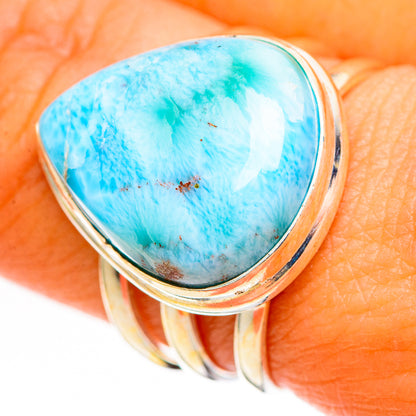 Larimar Rings handcrafted by Ana Silver Co - RING111160