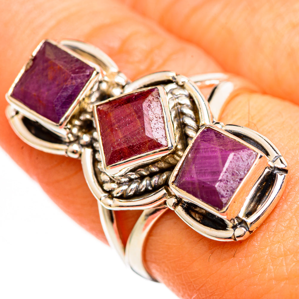 Ruby Rings handcrafted by Ana Silver Co - RING111170
