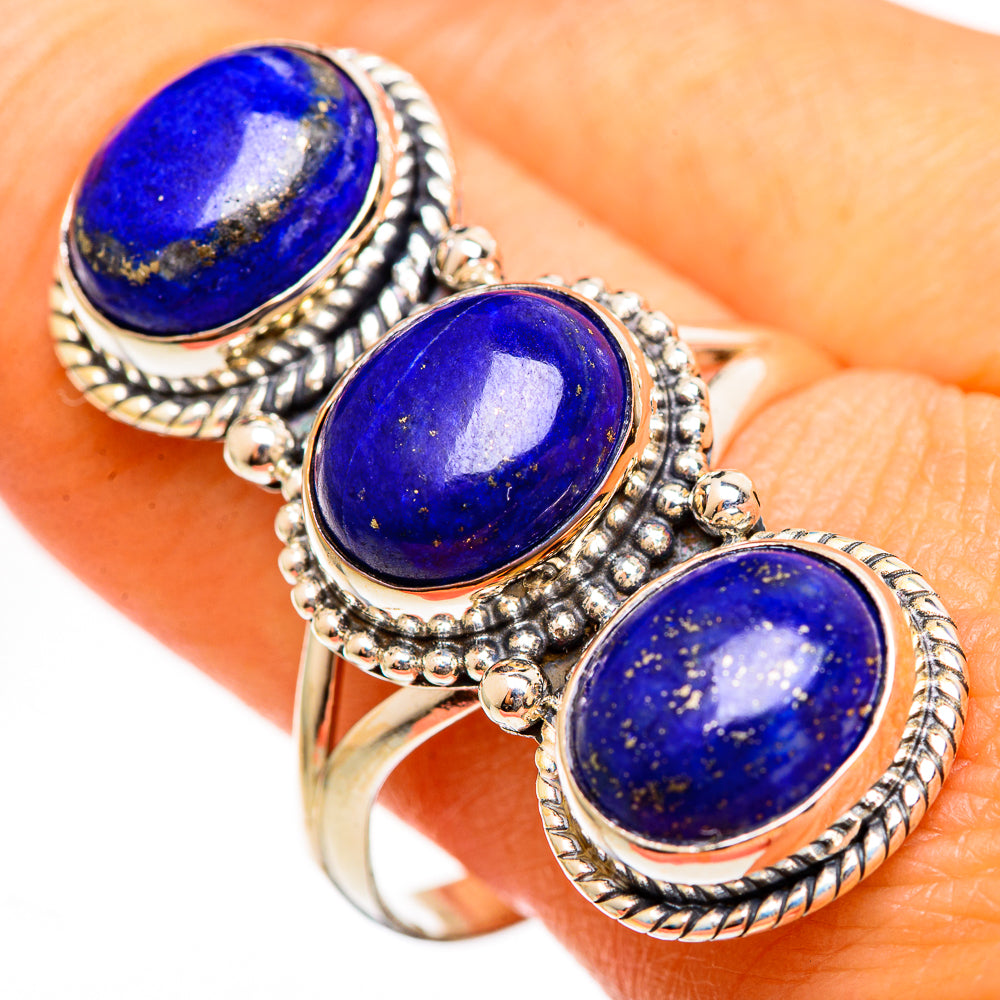 Lapis Lazuli Rings handcrafted by Ana Silver Co - RING111212