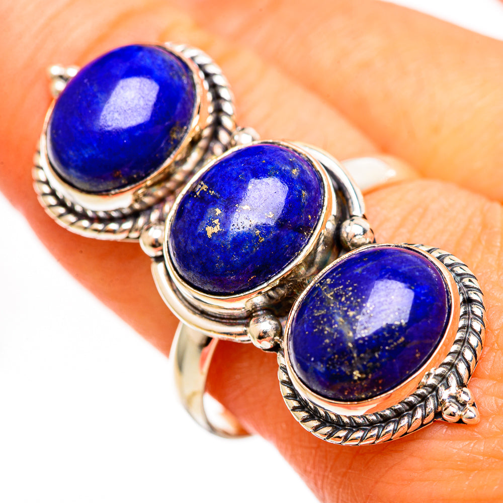 Lapis Lazuli Rings handcrafted by Ana Silver Co - RING111218