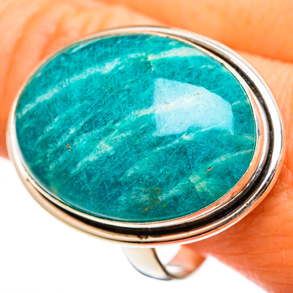 Amazonite Rings handcrafted by Ana Silver Co - RING111228