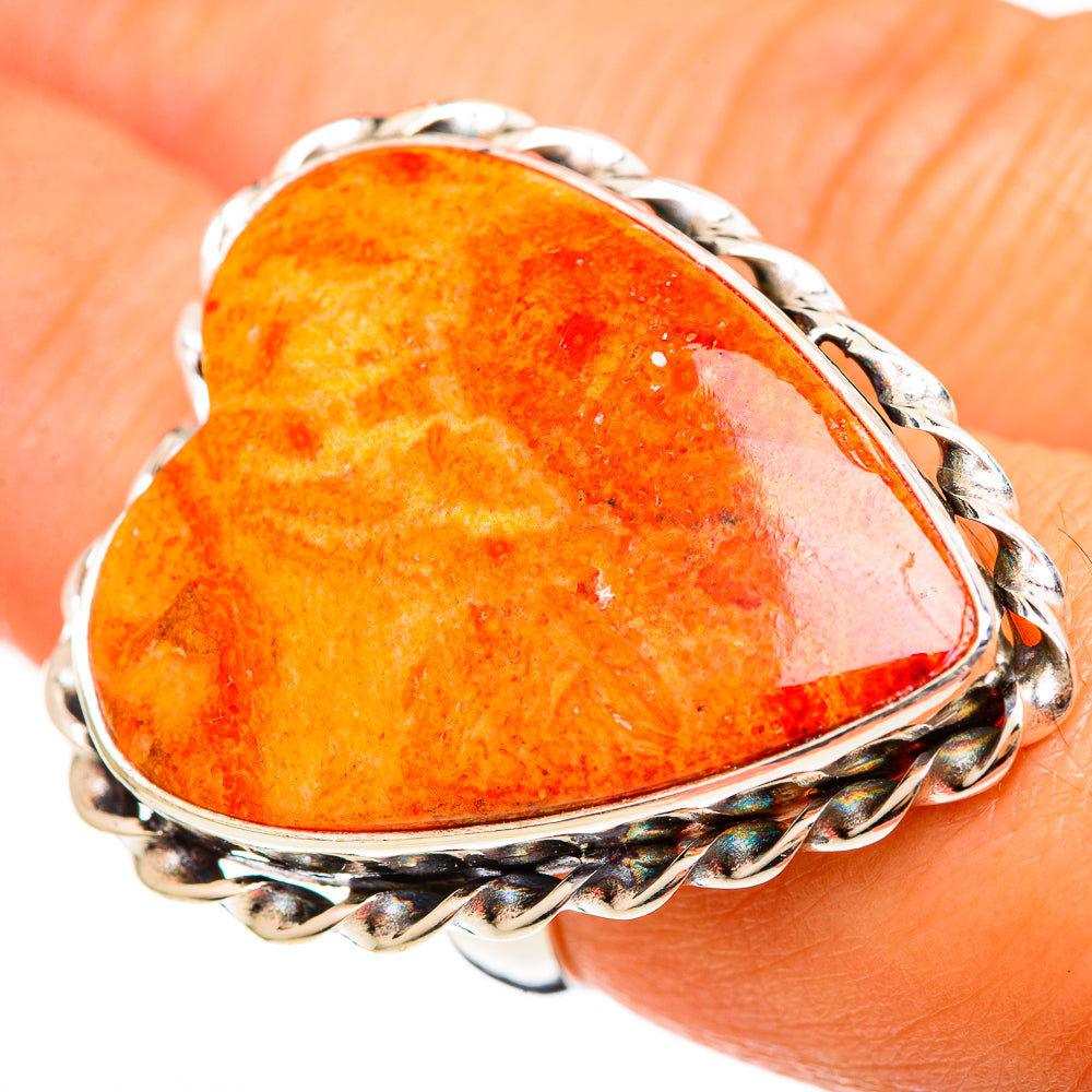 Sponge Coral Rings handcrafted by Ana Silver Co - RING111237