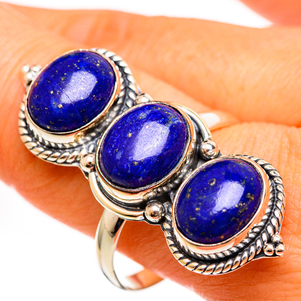 Lapis Lazuli Rings handcrafted by Ana Silver Co - RING111259