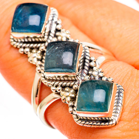 Green Fluorite Rings handcrafted by Ana Silver Co - RING111264