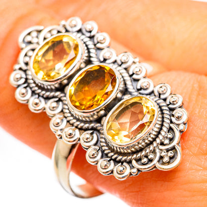 Citrine Rings handcrafted by Ana Silver Co - RING111280