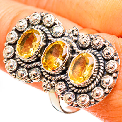 Citrine Rings handcrafted by Ana Silver Co - RING111282