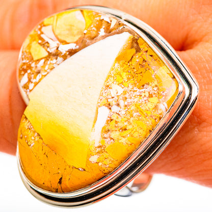 Brecciated Mookaite Rings handcrafted by Ana Silver Co - RING111284