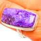 Charoite Rings handcrafted by Ana Silver Co - RING111285