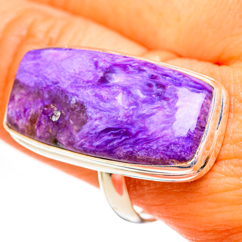 Charoite Rings handcrafted by Ana Silver Co - RING111285
