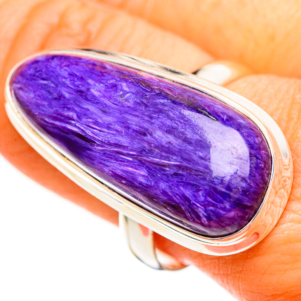 Charoite Rings handcrafted by Ana Silver Co - RING111288