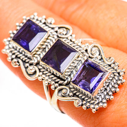 Violet Spinel Rings handcrafted by Ana Silver Co - RING111289