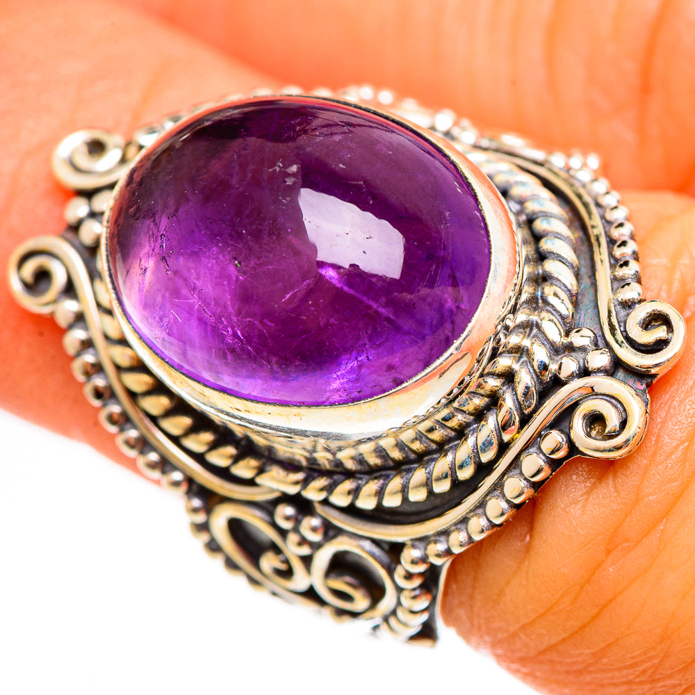 Amethyst Rings handcrafted by Ana Silver Co - RING111292