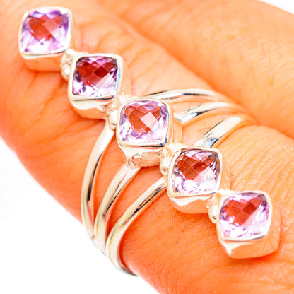 Kunzite Rings handcrafted by Ana Silver Co - RING111295
