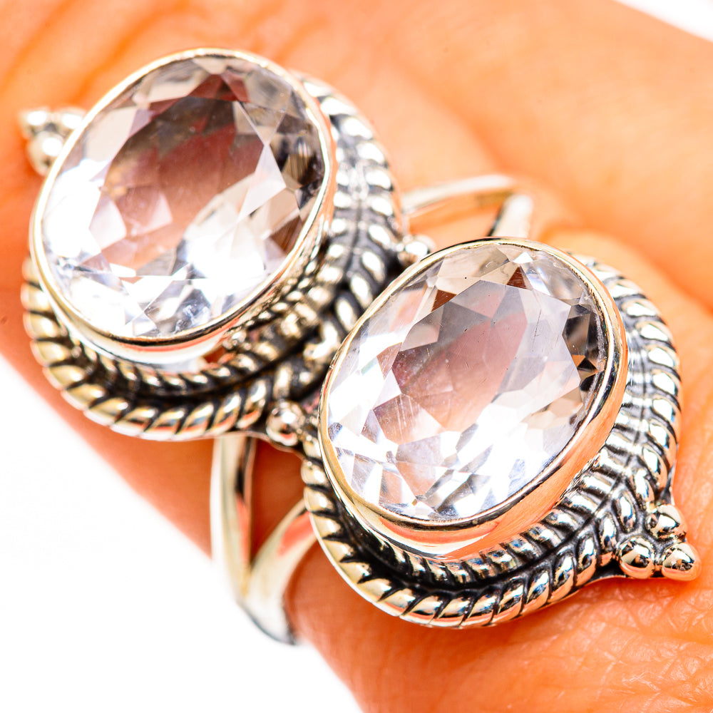 White Quartz Rings handcrafted by Ana Silver Co - RING111299