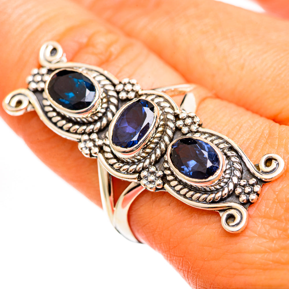 Violet Spinel Rings handcrafted by Ana Silver Co - RING111308