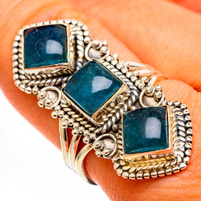 Green Fluorite Rings handcrafted by Ana Silver Co - RING111312
