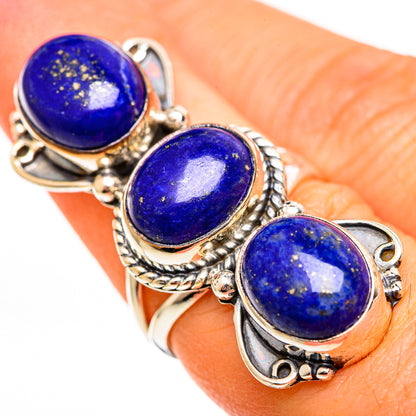 Lapis Lazuli Rings handcrafted by Ana Silver Co - RING111318