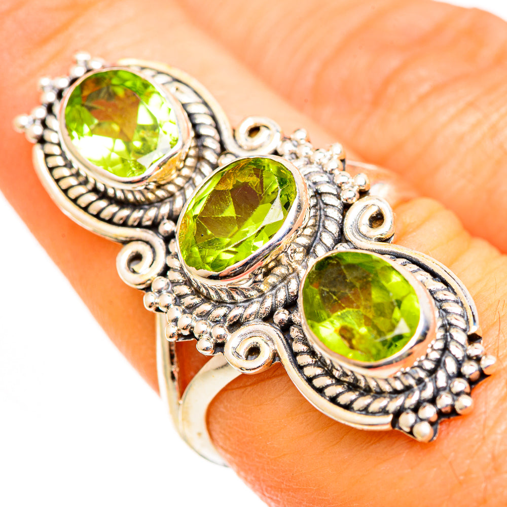 Peridot Rings handcrafted by Ana Silver Co - RING111320