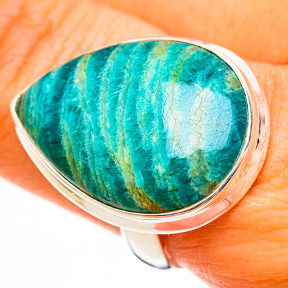 Amazonite Rings handcrafted by Ana Silver Co - RING111322