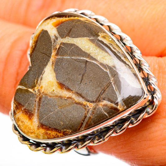 Septarian Nodule Rings handcrafted by Ana Silver Co - RING111328