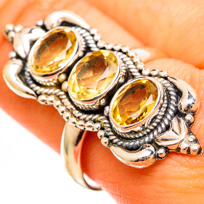 Citrine Rings handcrafted by Ana Silver Co - RING111331