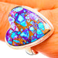 Purple Copper Turquoise Rings handcrafted by Ana Silver Co - RING111336