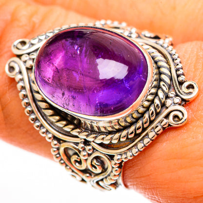 Amethyst Rings handcrafted by Ana Silver Co - RING111338