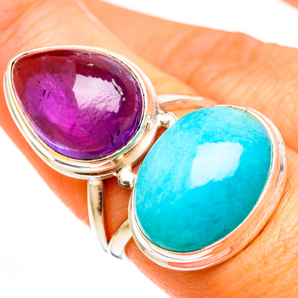 Larimar Rings handcrafted by Ana Silver Co - RING111345