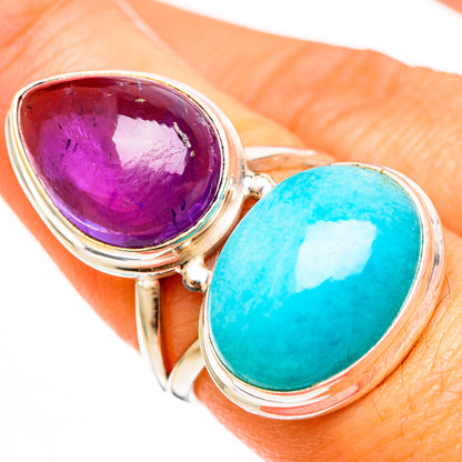Larimar Rings handcrafted by Ana Silver Co - RING111345