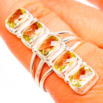 Citrine Rings handcrafted by Ana Silver Co - RING111349