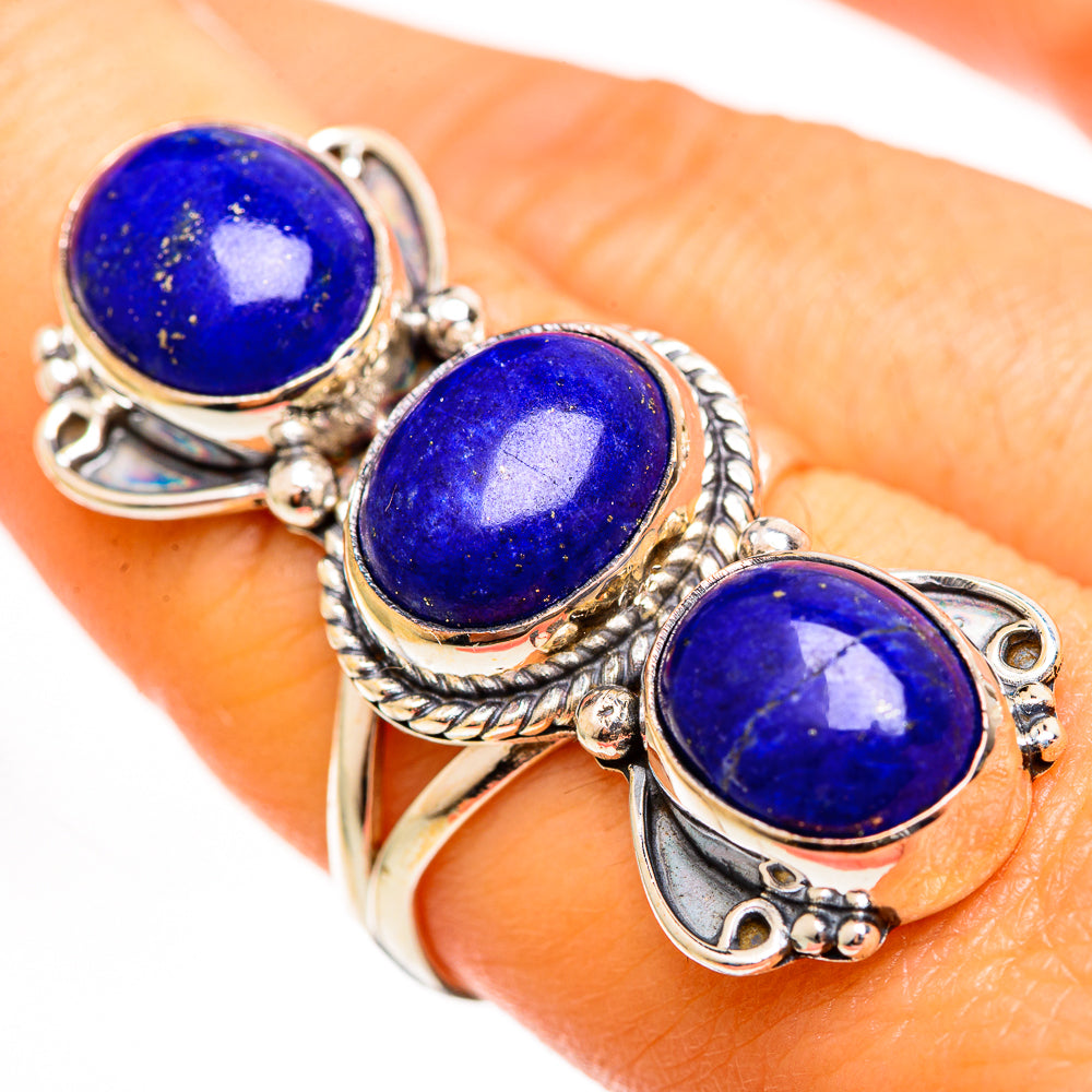 Lapis Lazuli Rings handcrafted by Ana Silver Co - RING111652