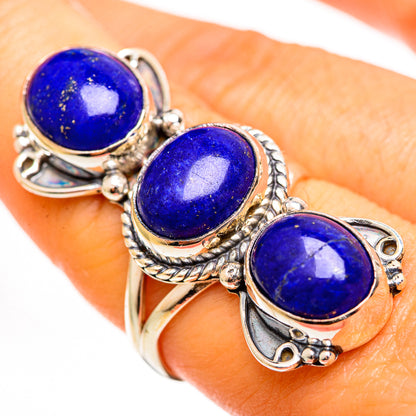 Lapis Lazuli Rings handcrafted by Ana Silver Co - RING111652
