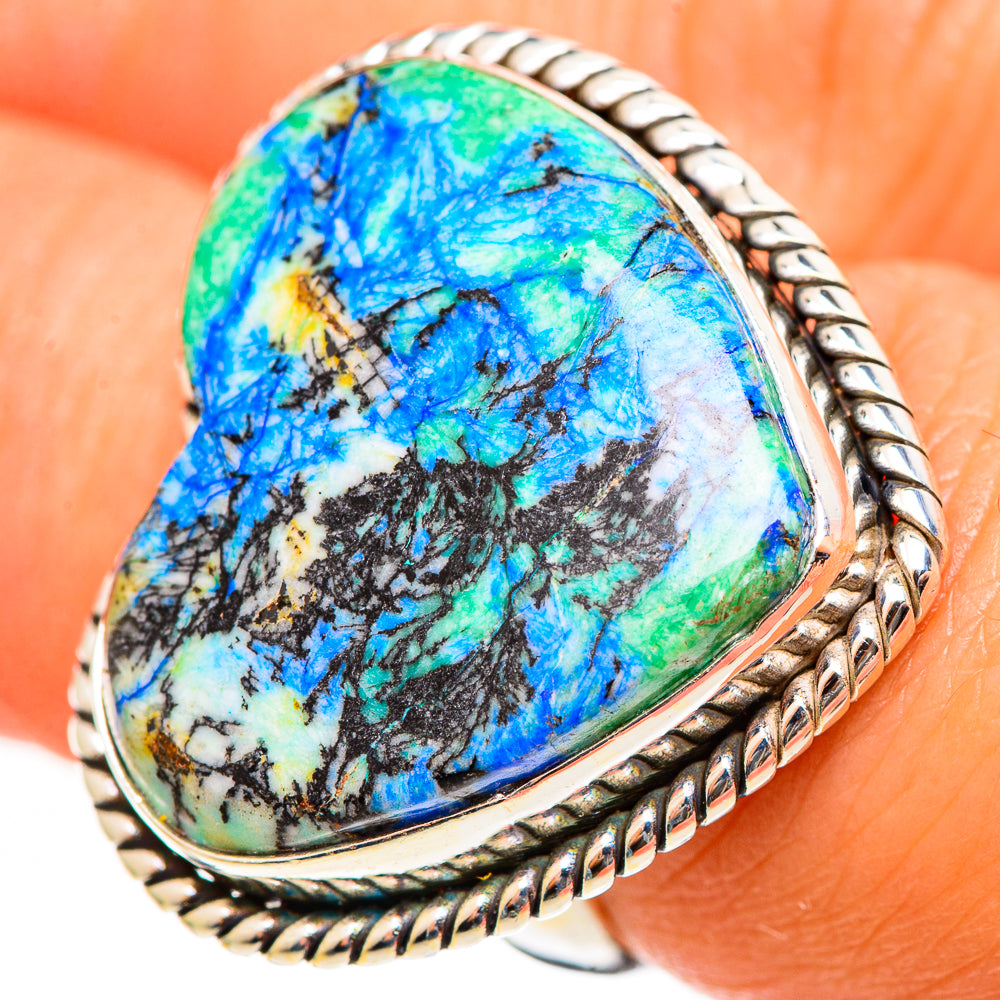 Azurite Rings handcrafted by Ana Silver Co - RING111655