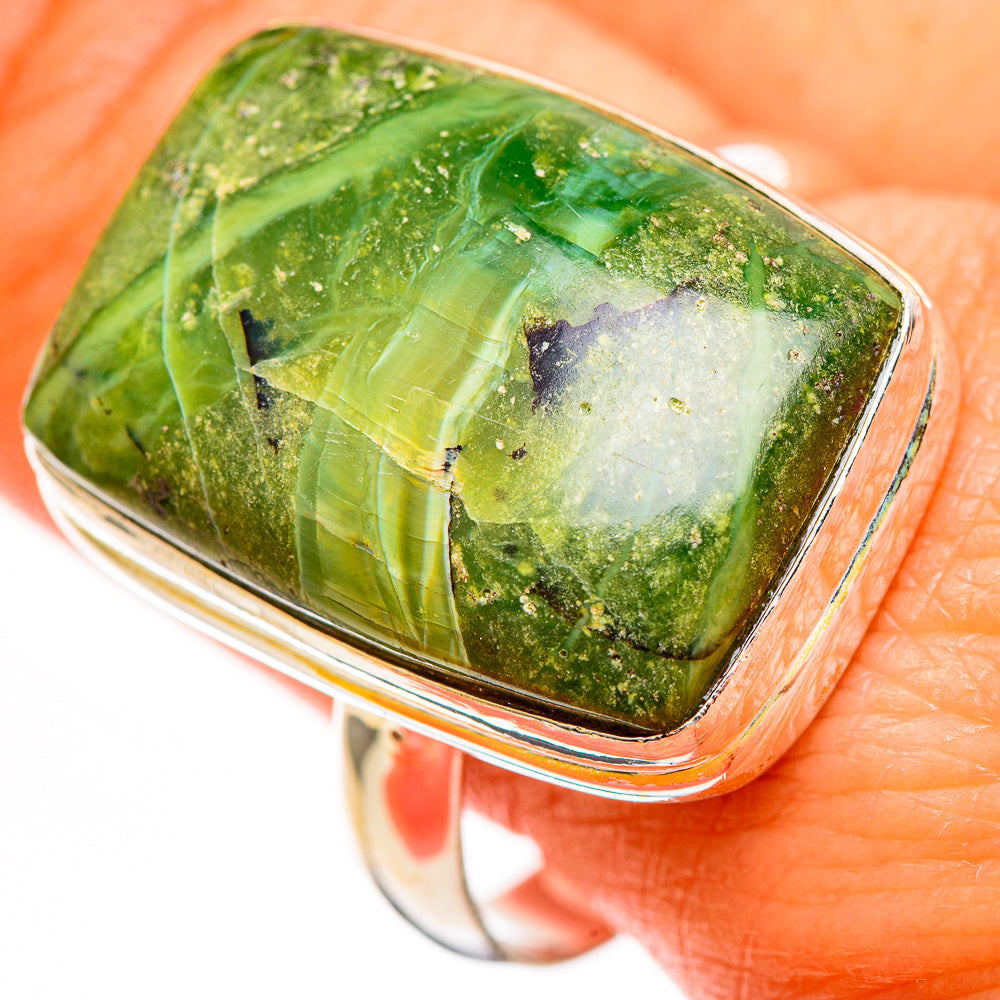 Rainforest Jasper Rings handcrafted by Ana Silver Co - RING111660