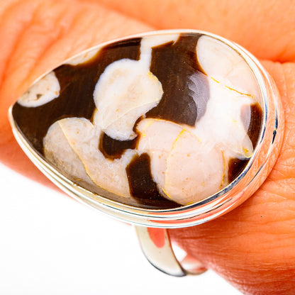 Peanut Wood Jasper Rings handcrafted by Ana Silver Co - RING111667