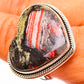 Plume Agate Rings handcrafted by Ana Silver Co - RING111670