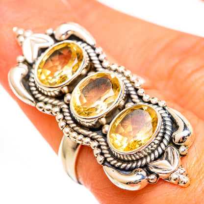 Citrine Rings handcrafted by Ana Silver Co - RING111672