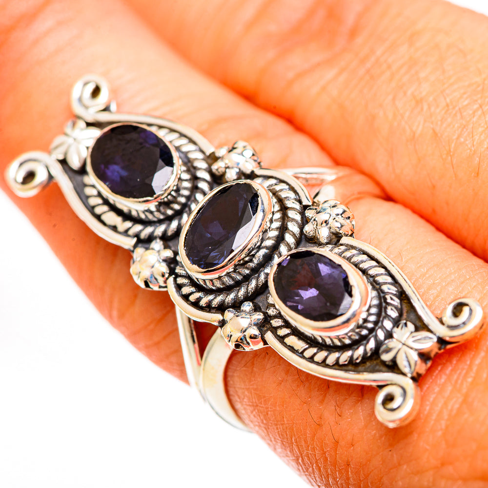 Violet Spinel Rings handcrafted by Ana Silver Co - RING111681