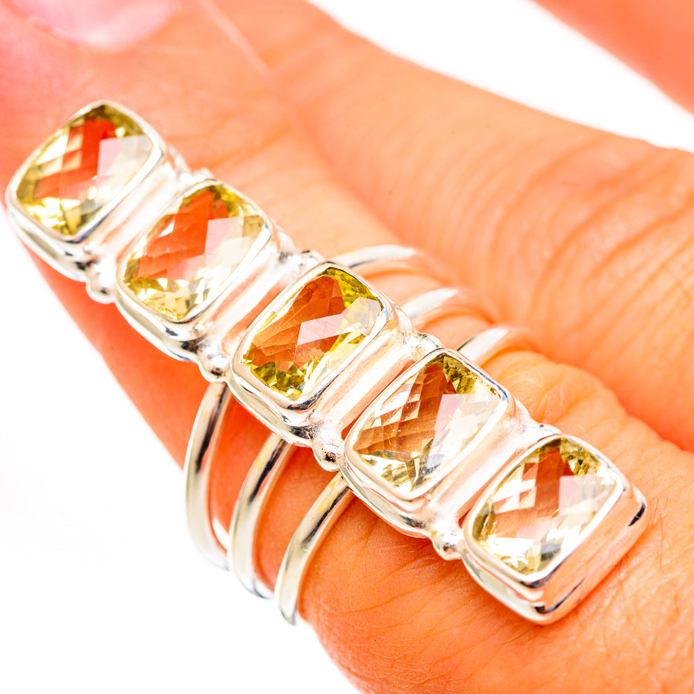 Citrine Rings handcrafted by Ana Silver Co - RING111690