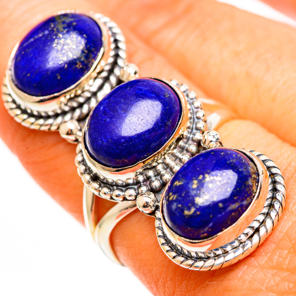 Lapis Lazuli Rings handcrafted by Ana Silver Co - RING111694