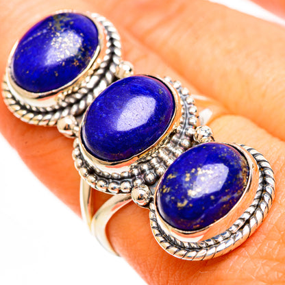 Lapis Lazuli Rings handcrafted by Ana Silver Co - RING111694