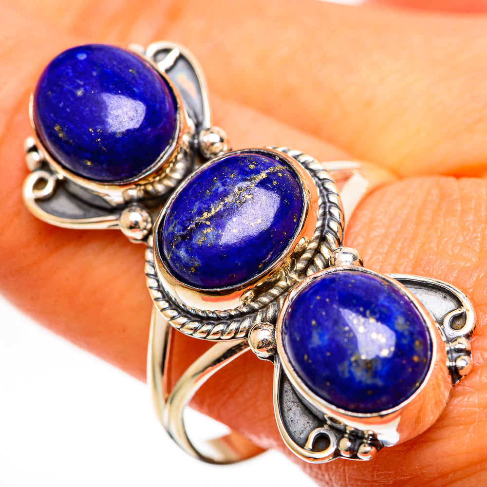 Lapis Lazuli Rings handcrafted by Ana Silver Co - RING111696