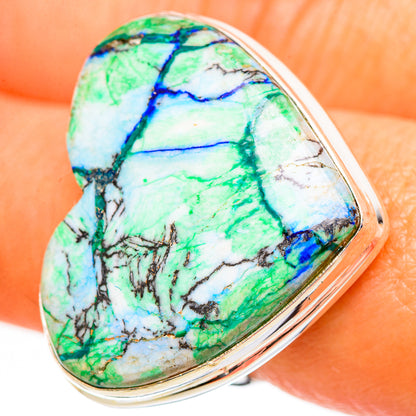 Azurite Rings handcrafted by Ana Silver Co - RING111698
